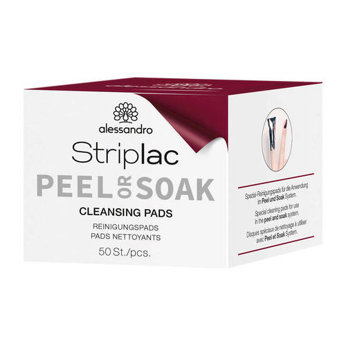 Alessandro Striplac Peel or Soak Cleansing Pads 50 Stück