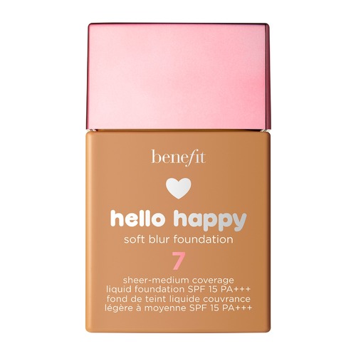 Benefit Hello Happy Soft Blur Foundation 07 Medium Tan Warm 30 ml